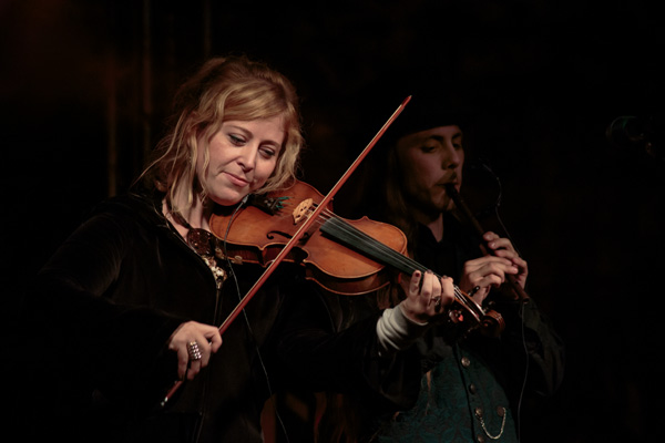 Sandra Elflein an der Geige
