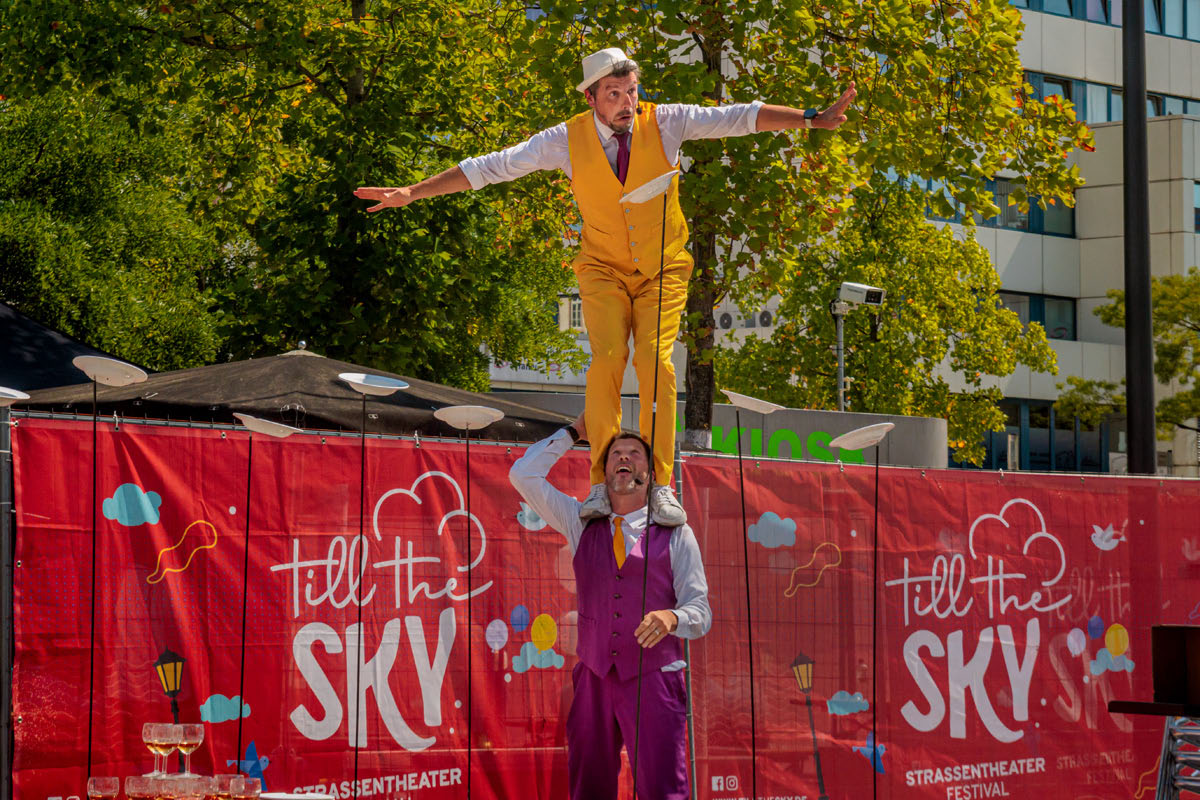 Strassentheaterfestival Till the Sky Hanau 2026 - Böhme & Scheffler