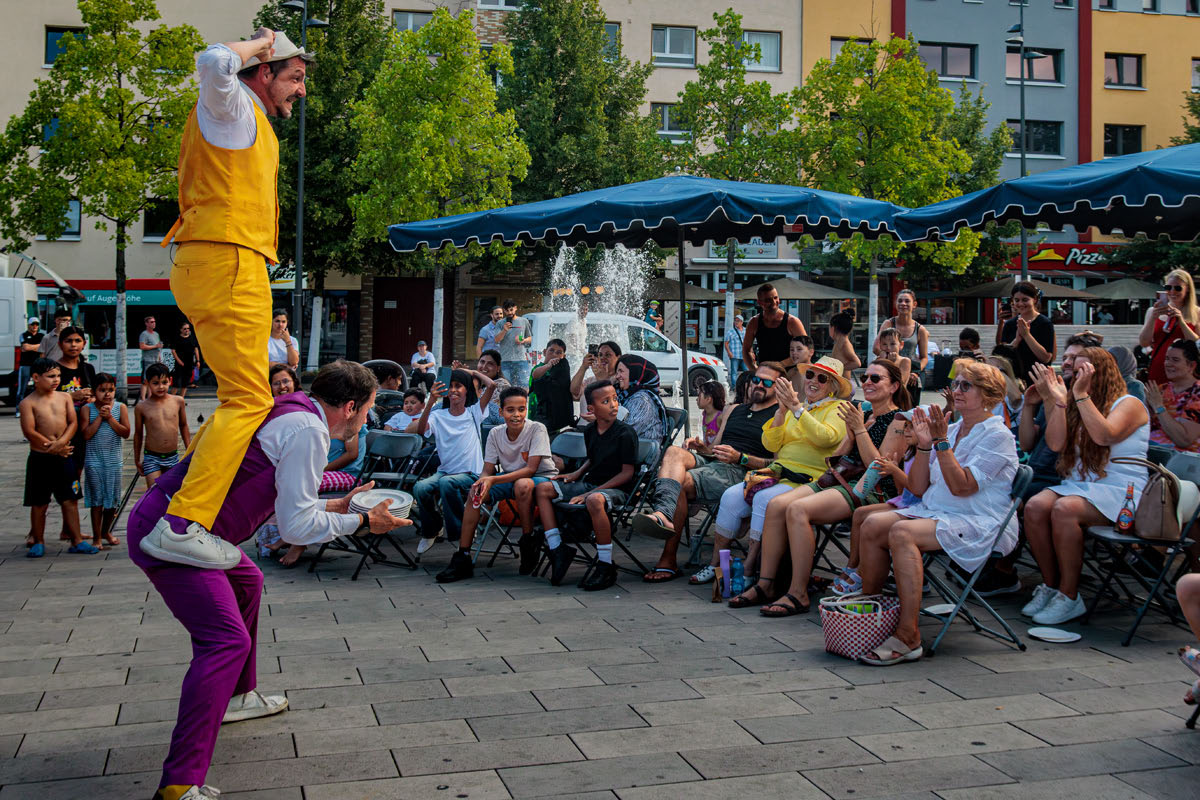 Strassentheaterfestival Till the Sky Hanau 2026 - Böhme & Scheffler
