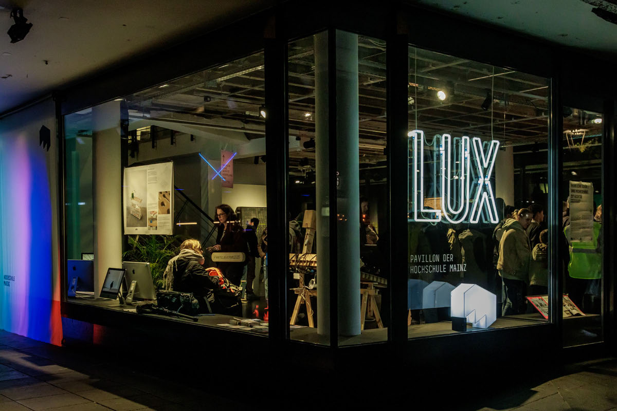 Mainz leuchtet 2025 - Ambiente - LUX-Pavillon