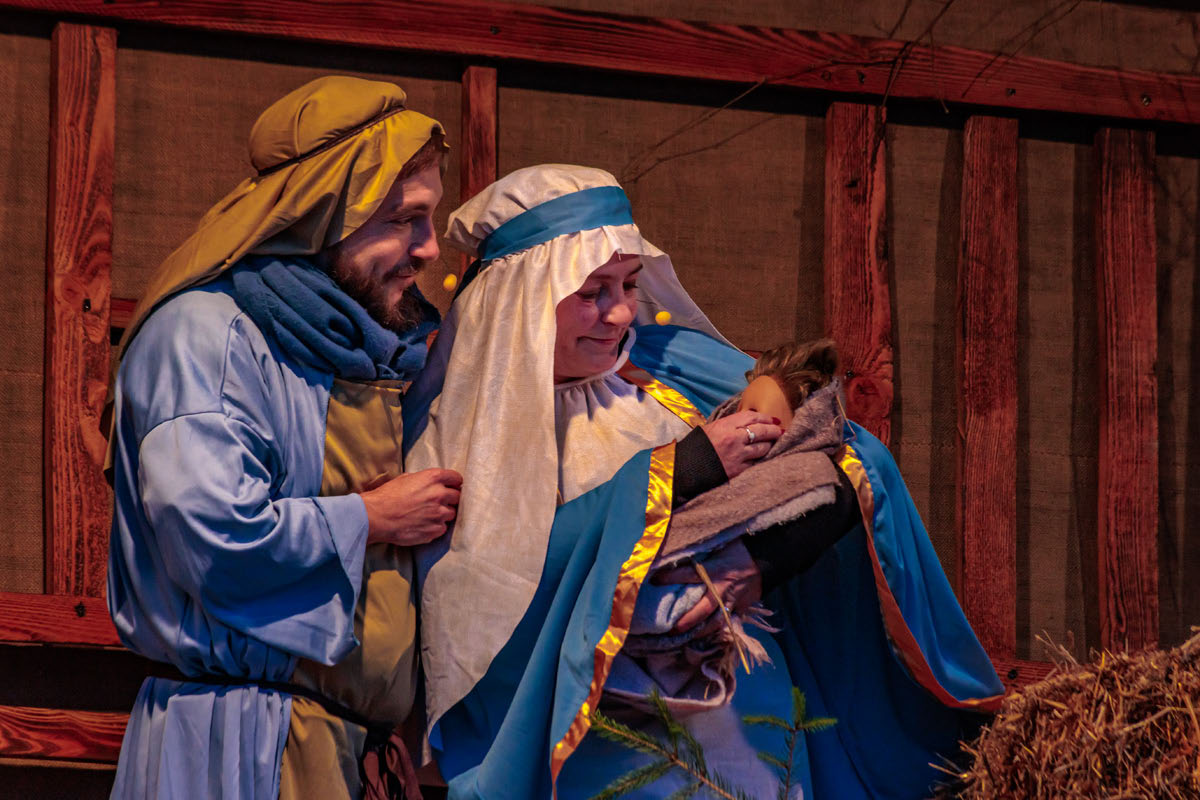 Ronneburg Weihnachtsmarkt - Krippenspiel