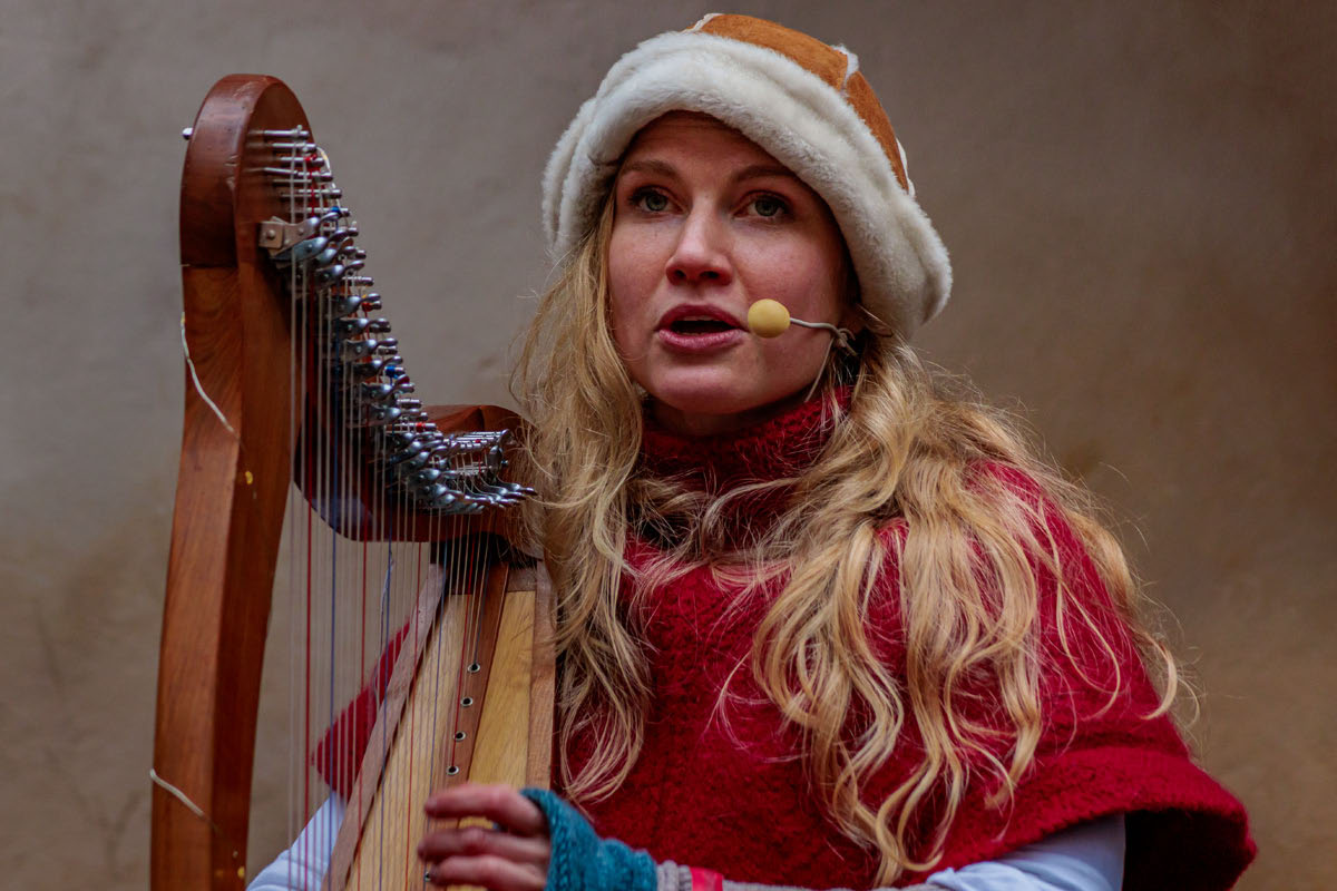 Ronneburg Weihnachtsmarkt - RegiLau - Keltische Harfe
