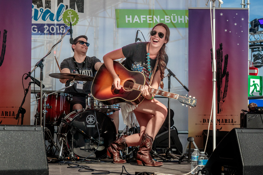 DanaMaria & Band beim Osthafen-Festival 2018